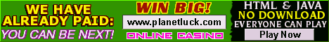 Online Casino Gambling at PlanetLuck